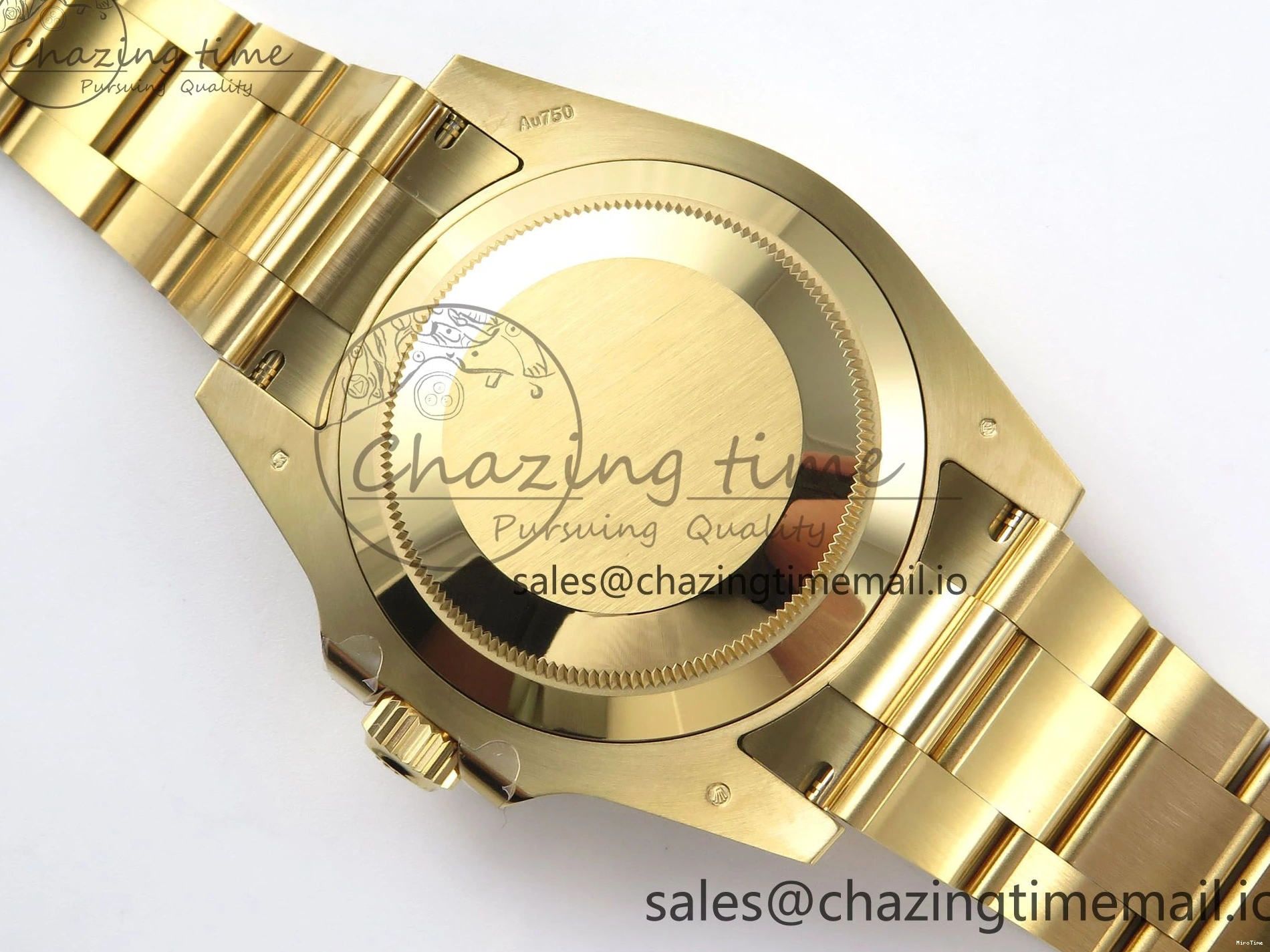 MiroTime 0317 Submariner 41mm 126618 LN THBF 904L Black Ceramic 1:1 Best Edition on YG Bracelet SH UrbanChic 334